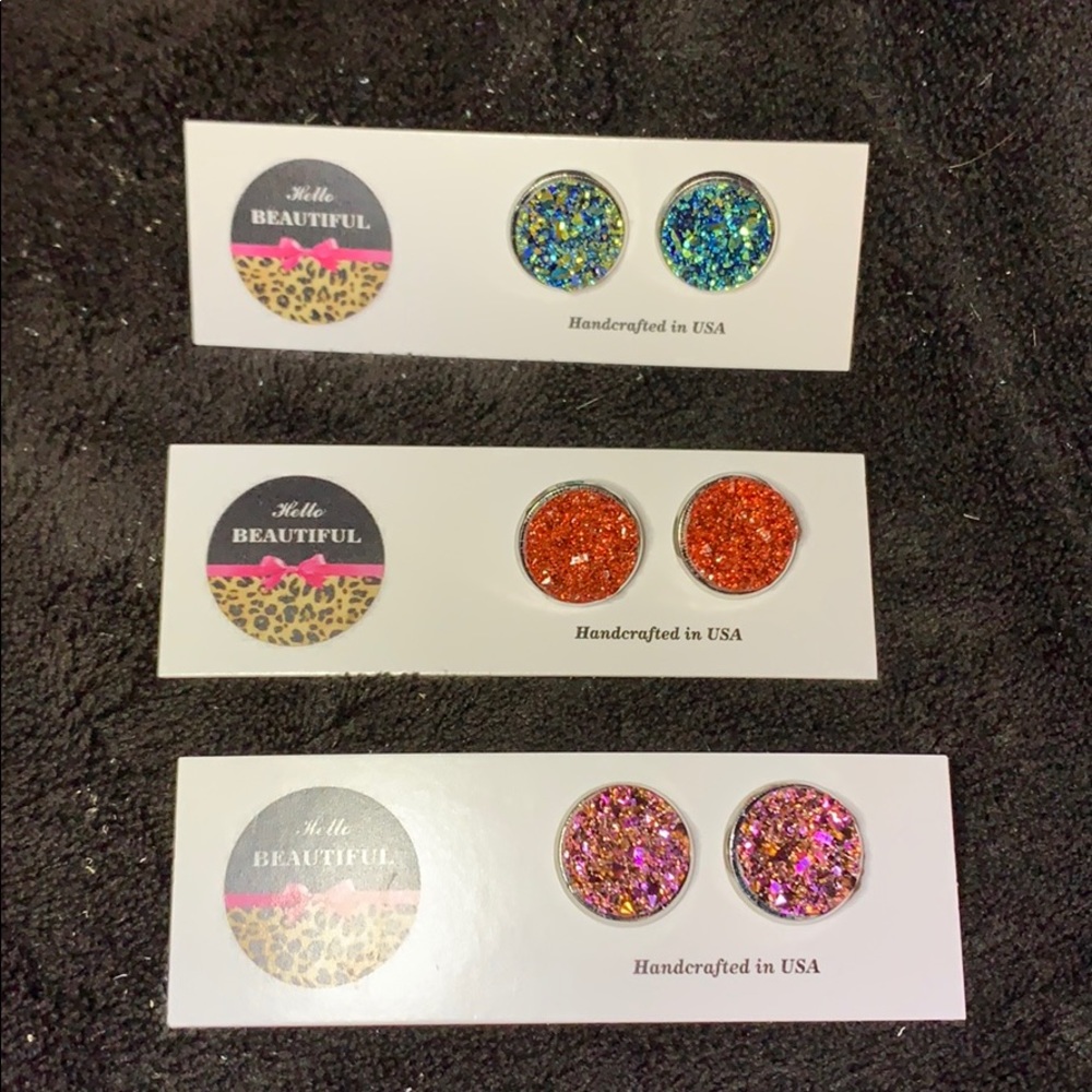 Crystal Druzy Earrings